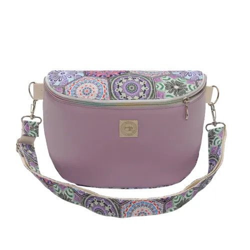 Torebka i Nerka 2w1 - Fioletowa i Kafelki na Arena.pl