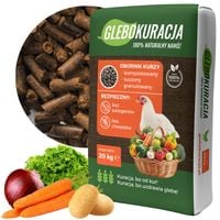 OBORNIK GRANULOWANY KURZY NAWÓZ NATURALNY ORGANICZNY DO OWOCÓW WARZYW 20 KG