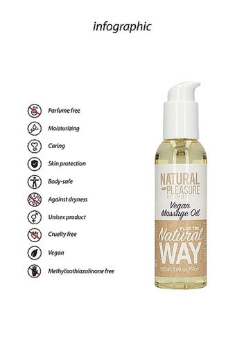 olejek do masażu wegański natural pleasure 150 ml na Arena.pl