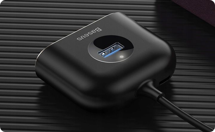 HUB USB BASEUS ADAPTER ROZDZIELACZ ROZGAŁĘŹNIK USB 3.0 DO 4x USB KABEL 1M zdjęcie 11