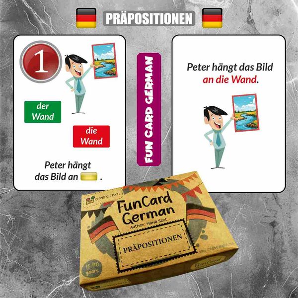 Fun Card German. Präpositionen zdjęcie 2