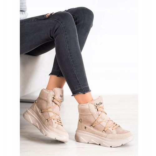 Modne Trapery Beżowe r.36 na Arena.pl