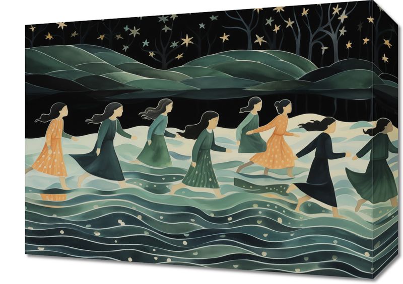 Obraz 40x30cm Nocna Procesja zdjęcie 1