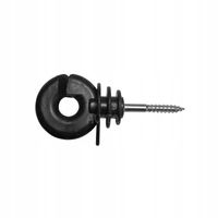 Izolator okrągły czarny 25 szt Avita 400101