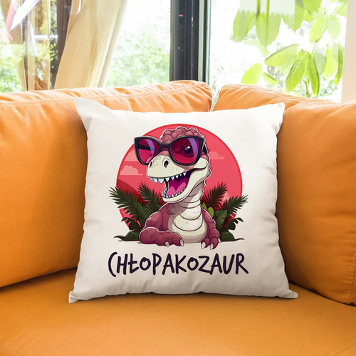 Chłopakozaur - poduszka na prezent na Arena.pl