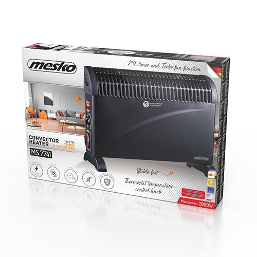 Grzejnik Elektryczny 2000W Konwektor Turbo Timer na Arena.pl