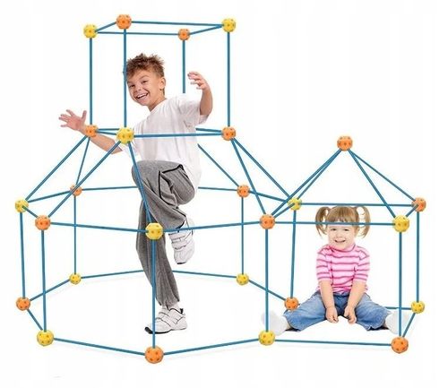 SŁOMKI KLOCKI KONSTRUKCYJNE DUŻE DO BUBOWANIA BAZY 340 elem. na Arena.pl