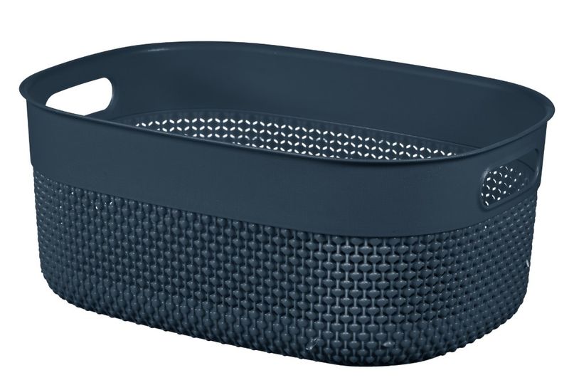 Curver Pudełko Koszyk 12L Pojemnik Granat Eko zdjęcie 1