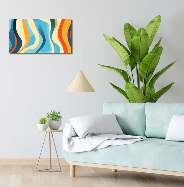 Obraz 60x30cm Tańczące Fale zdjęcie 2