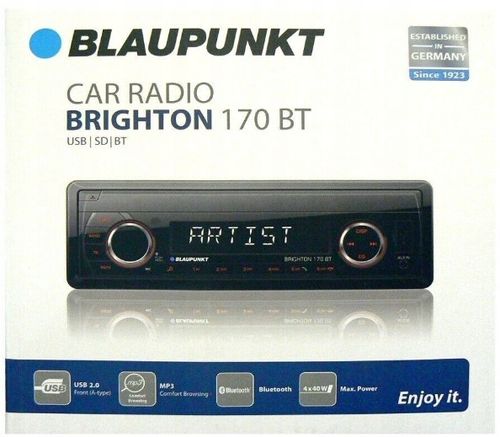 RADIO BLAUPUNKT BRIGHTON 170BT USB BT SD AUX MP3 na Arena.pl