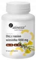 ALINESS OLEJ Z NASION WIESIOŁKA 1000mg 90 kapsułek Łagodzi bóle reumatyczne