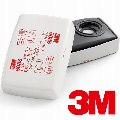 3M Filtr P3 R 6035 | Komplet 2 szt. | Do półmaski 6000 6500QL 7500 na Arena.pl
