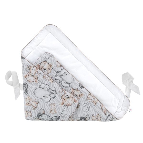 ROŻEK DLA NIEMOWLĄT 75x75 cm HOBBYKIDS ZEBRA I LEW zdjęcie 3