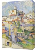 Obraz 40x60cm Gardanne, Paul Cezanne Vintage do Salonu