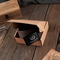 pasek parciany paolo peruzzi modny brązowy pw-26-125