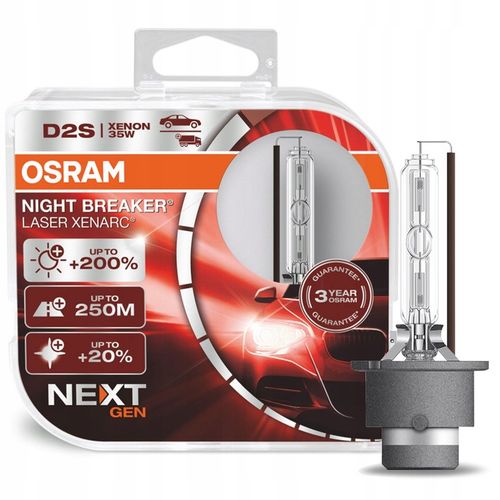 D2S OSRAM NIGHT BREAKER LASER XENARC +220% 2SZT na Arena.pl