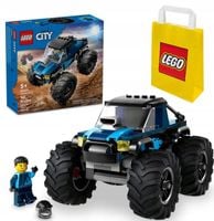 KLOCKI LEGO CITY 60402 NIEBIESKI MONSTER TRUCK AUTO DLA DZIECKA + TORBA