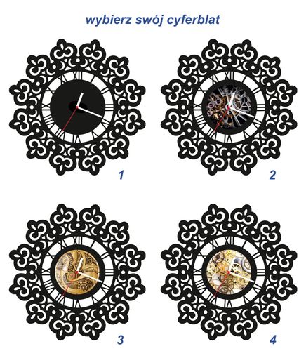 ZEGAR ŚCIENNY RETRO 58cm XXL 128.11 na Arena.pl