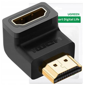 adapter kątowy hdmi ugreen hd112, 4k (dolny)
