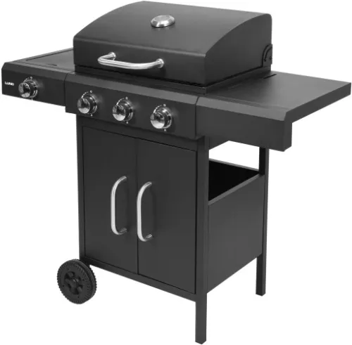 GRILL GAZOWY PALNIKI 3+1 + POKROWIEC I REDUKTOR na Arena.pl