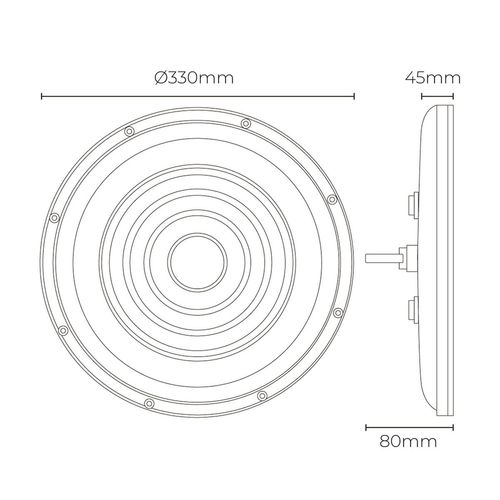 Przemysłowy dzwon LED EDM 31809 200 W 6500 K 17600 lm na Arena.pl