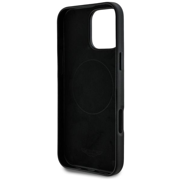 Etui Aston Martin do iPhone 16 Pro, Czarny MagSafe zdjęcie 7