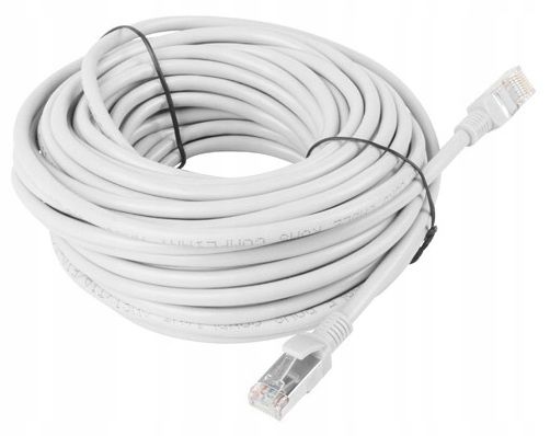 KABEL SIECIOWY LAN ETHERNET RJ45 FTP CAT5 20M GOLD zdjęcie 3