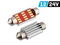 Żarówka VISION Festoon SV8.5 41mm 12/24V 12x 4014 SMD LED, CANBUS