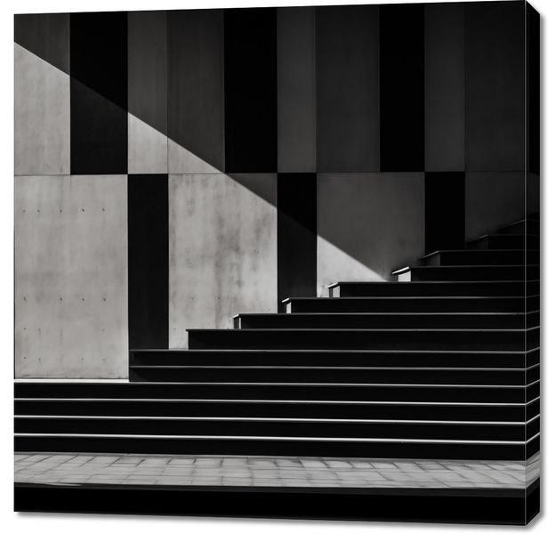 Obraz 100x100cm Geometria w Architekturze zdjęcie 1