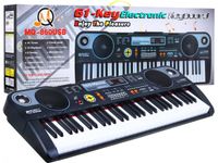 Keyboard Z Funkcjami Dla Dzieci 5+ Zestaw Muzyczny Tryb Lekcji Mikrofon -