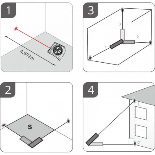 MIERNIK ODLEGŁOŚCI - (MIARKA 5M, USB-C) na Arena.pl