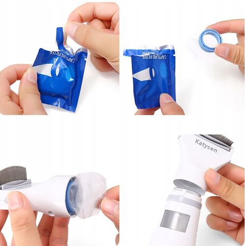 GRZEBIEŃ NA WSZY GNIDY USUWA PCHŁY ELEKTRYCZNY FILTR ODKURZACZ TERMINATOR na Arena.pl