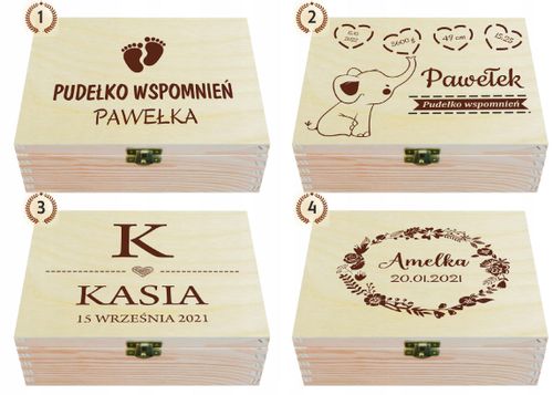 PUDEŁKO WSPOMNIEŃ PREZENT CHRZEST ROCZEK METRYCZKA na Arena.pl