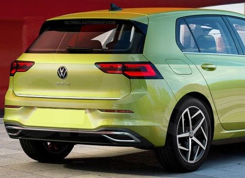 Volkswagen Golf MK8 - Chromowane Listwy Grill Atrapy Zderzaka Tuning zdjęcie 1