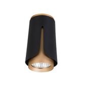 OPRAWA NATYNKOWA LED GU 10 CZARNO ZŁOTA TUBA