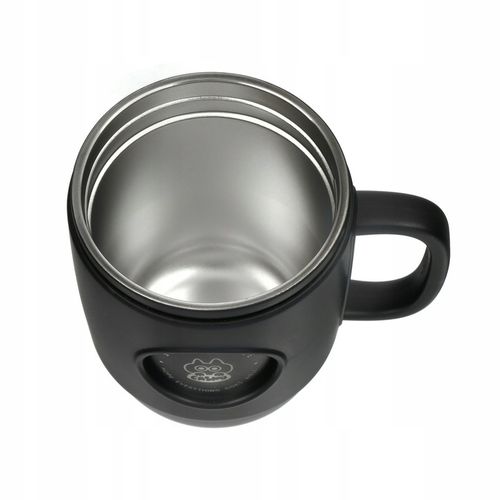 Kubek Termiczny ze Słomką Casno Booker 450 ml Czarny na Arena.pl