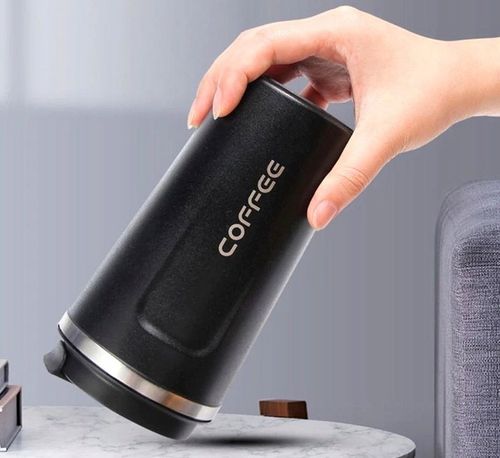 Kubek termiczny COFFEE herbatę Stal Czarny termos kawę szczelny 510ML na Arena.pl