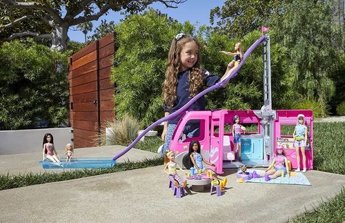 LALKA BARBIE KAMPER MARZEŃ wielkie auto dla lalek Barbie + akcesoria na Arena.pl