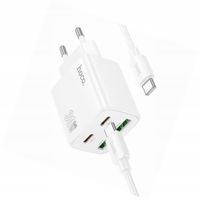 Ładowarka Hoco N56 30W 4 wejścia USB-C biała do Google Pixel 9A