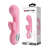 Wibrator Z Podwójnym Stymulatorem Łechtaczki - Pretty Love Chris Usb