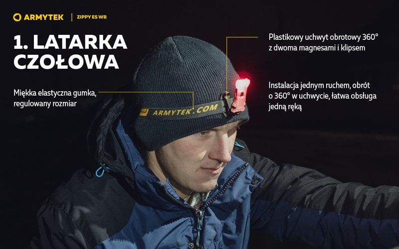 Latarka Armytek Zippy WR Extended Set Yellow zdjęcie 6