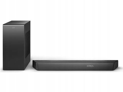 Soundbar 3.1 z bezprzewodowym subwooferem Philips 620W Dolby Atmos na Arena.pl
