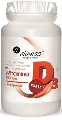 WITAMINA D3 FORTE 4000 j.m. 120 kapsułek zdjęcie 1
