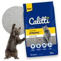 ŻWIREK BENTONITOWY zbrylający do kuweta DLA KOTA CALITTI STRONG 25L