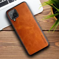 Etui AIORIA Vintage LEATHER do Samsung Galaxy A12 5G/M12/F12 pomarańczowy
