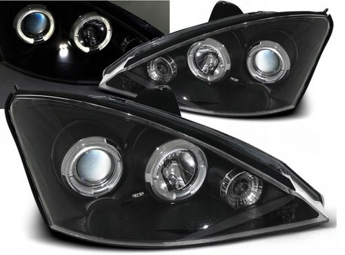 LAMPY  REFLEKTORY Do FORD FOCUS MK1 OD 1998 DO.2001 Roku  RINGI BLACK na Arena.pl