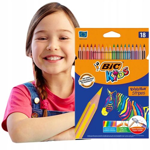 KREDKI EVOLUTION STRIPES 18KOL 9126 na Arena.pl