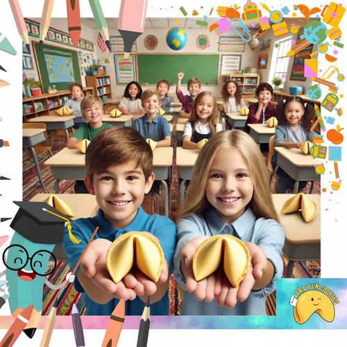 Ciasteczka z wróżbą szkolne dla uczniów dzieci pozytywny komplement 50 na Arena.pl