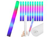 10x pałka piankowa świecąca led świetlna party
