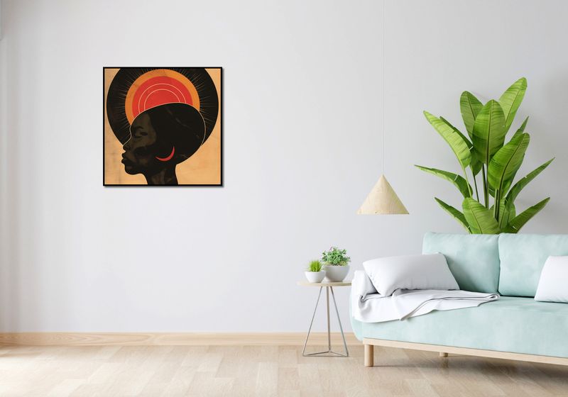 Plakat 70x70cm Gorące Promienie zdjęcie 4